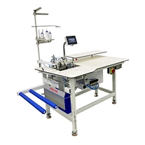 Fully automatic overlock sewing workstation
